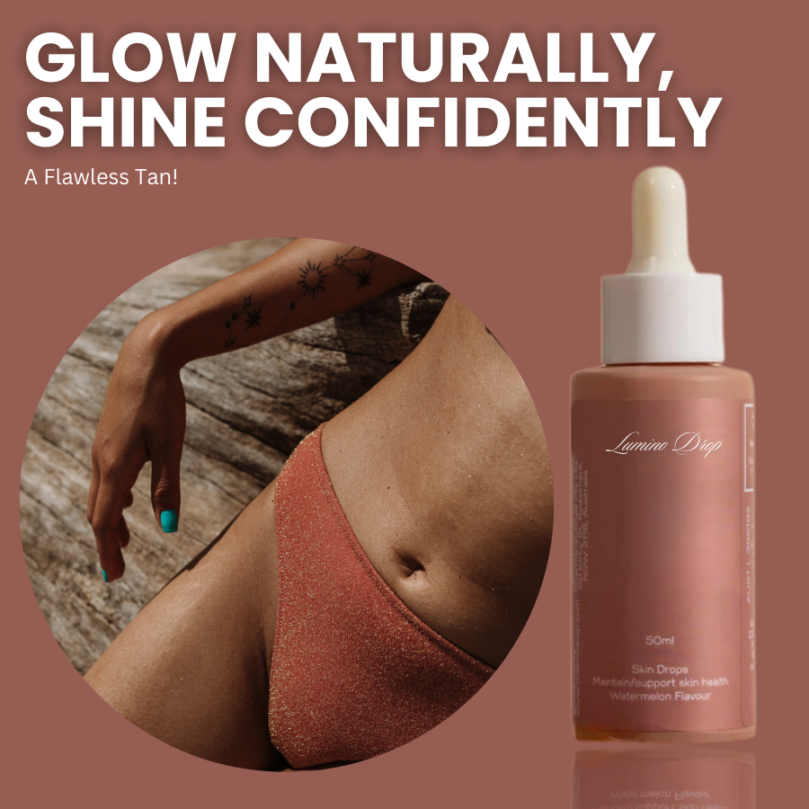 Lumino Drop - Dark Tan Drops