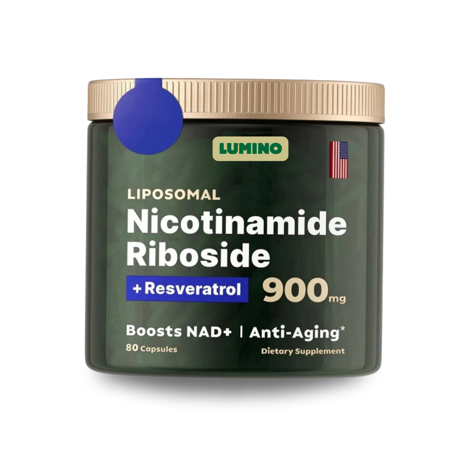 Lumino NR900 - NAD+ Supplement for Skin Aging Support, Energy, and Focus