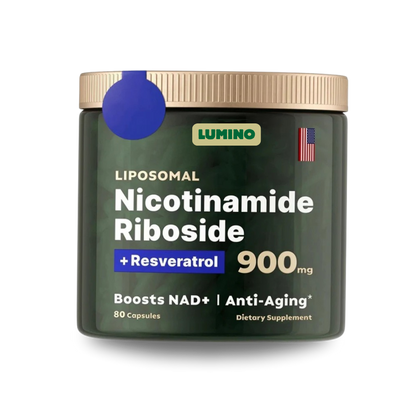 Lumino NR900 - NAD+ Supplement for Skin Aging Support, Energy, and Focus